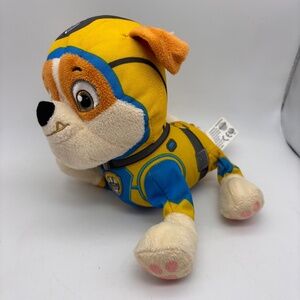 Paw Patrol Rubble Sea Patrol Dog Character 7" Plush Stuffed Animal